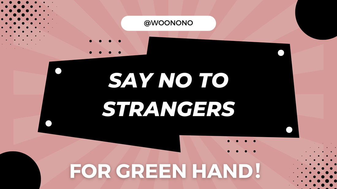 Say no to strangers.