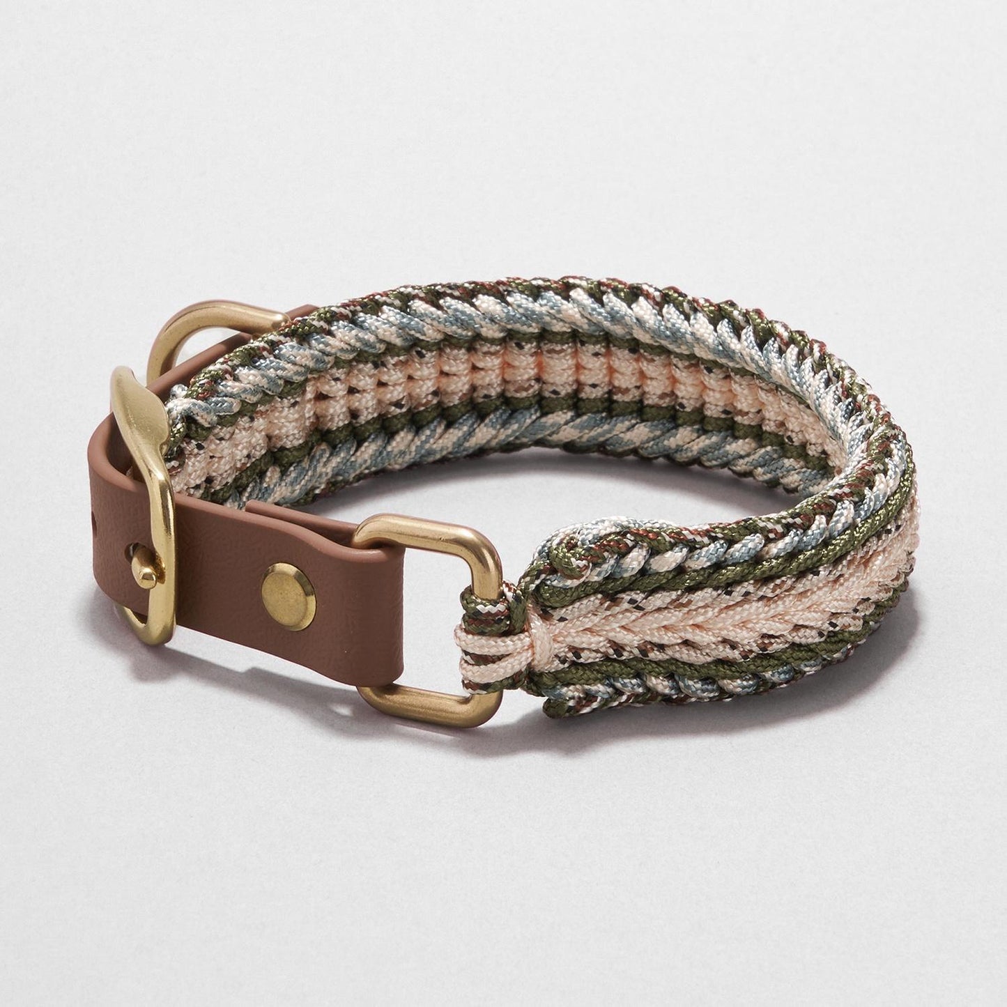 Gochill 2 | Dog Collar and Leash | 11.4-13.4“ | Nordic Forest