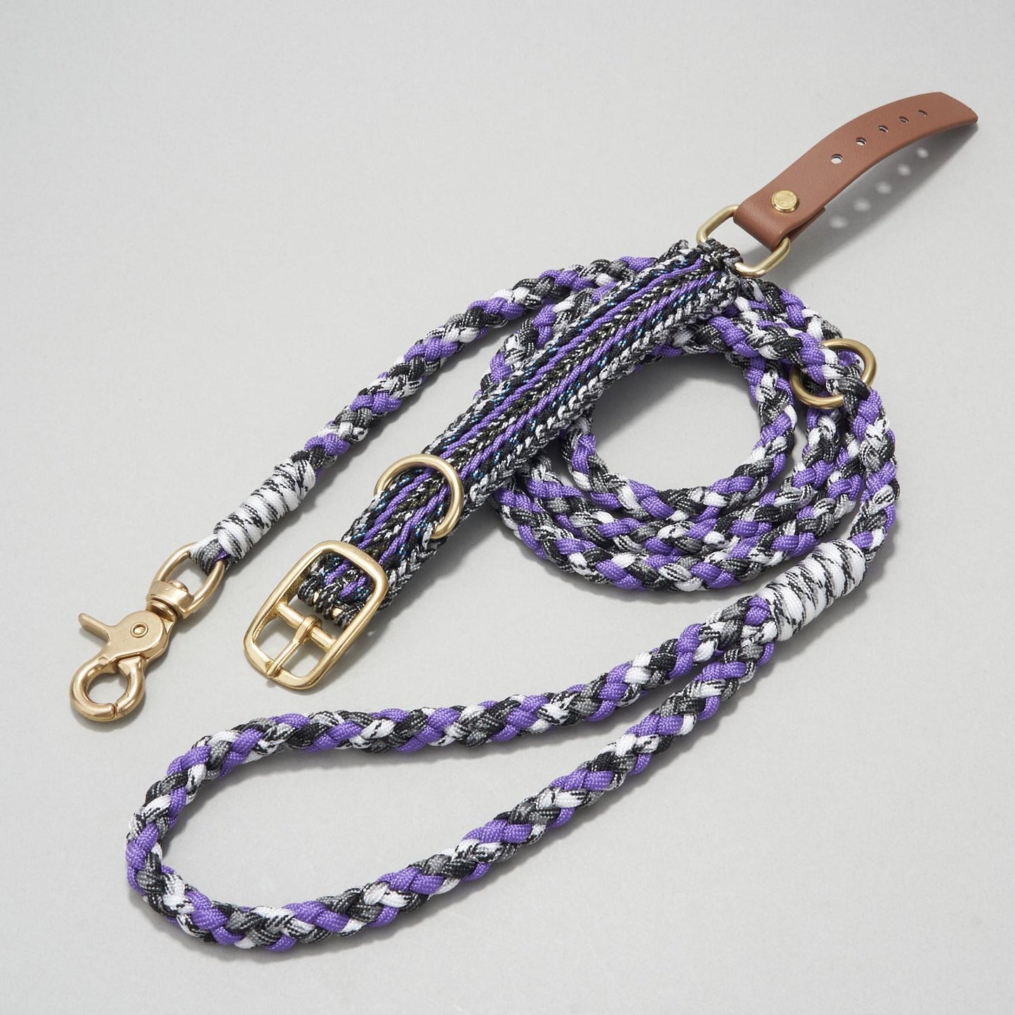 Gochill Mini | Dog Collar and Leash | 9.4-11.4” | Mystic Universe