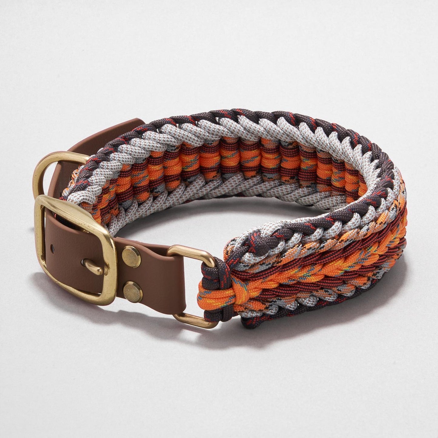 Gochill 6 | Dog Collar and Leash | 15.4-18.9” | Retro Geometry